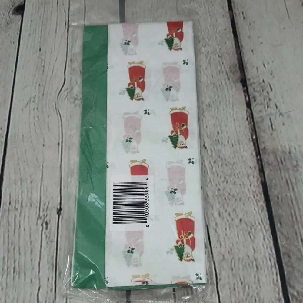NWT Vintage Cleo Christmas Santa Gift Wrap